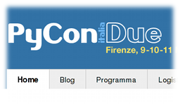 PyCon2 Italia official logo